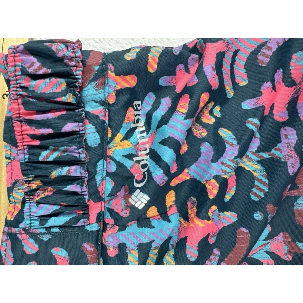 Columbia Snow Pants Youth Size L  multicolor‎ Starchaser  Peak II Waterproof
